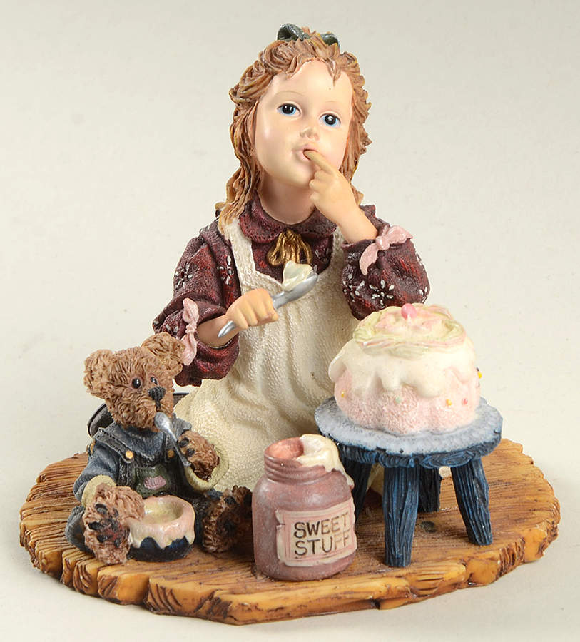Dollstone Collection Sarah Anne W/ Duncan-Icing On The Cake - Boxed by Boyds Bears-1