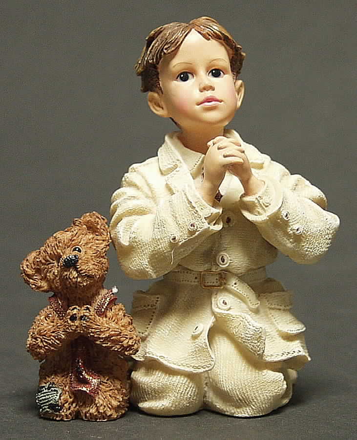 Dollstone Collection Mark With Luke-The Prayer - No Box by Boyds Bears-1