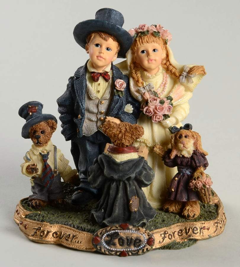 Dollstone Collection Ryan&Diane With Cory-Wesley And Candy - Boxed by Boyds Bears-1