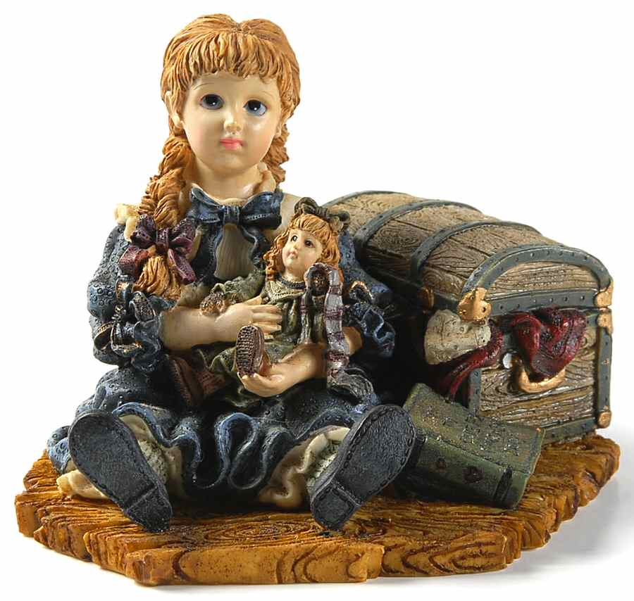 Dollstone Collection Jennifer With Priscillia-Doll In Attic - Boxed by Boyds Bears-1