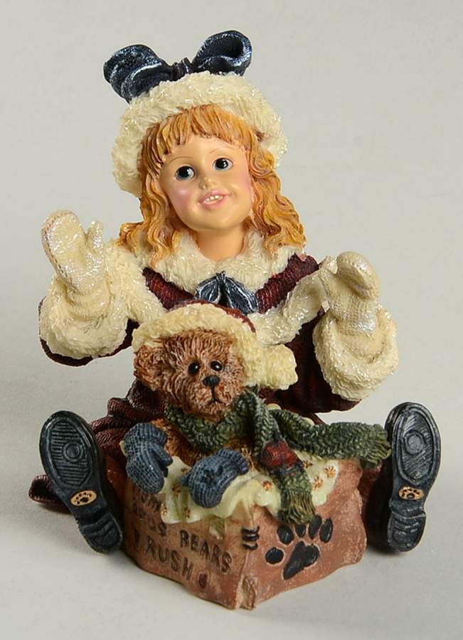 Dollstone Collection Kimberly With Claus-Special Delivery - Boxed by Boyds Bears-1