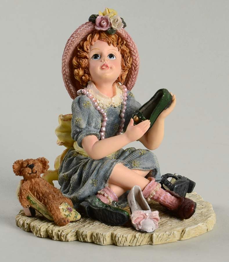 Dollstone Collection Georgette With Hayden-Filling Momma's Sh - Boxed by Boyds Bears-1
