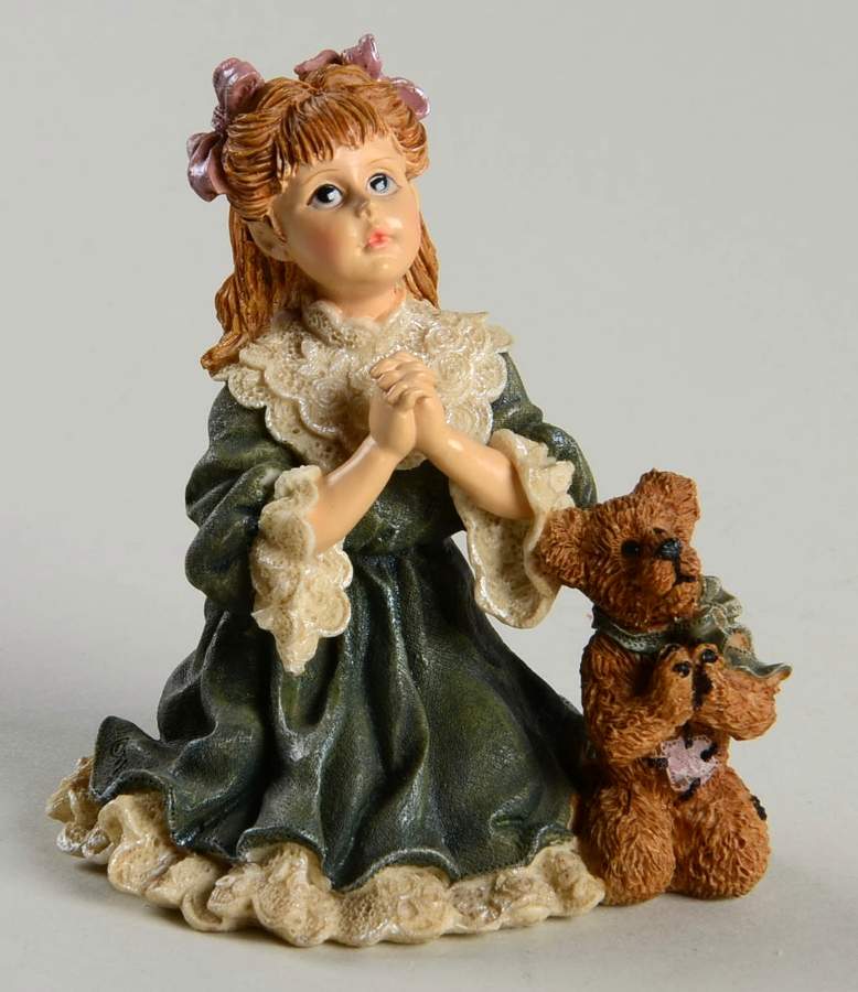 Dollstone Collection Teresa And John-The Prayer - No Box by Boyds Bears-1