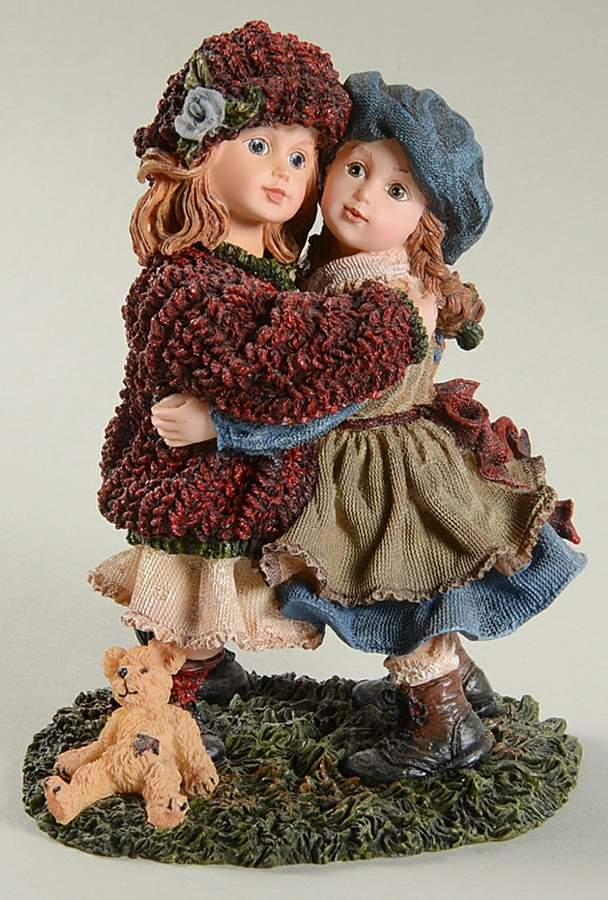 Dollstone Collection Charlotte And Emily-Thats What Friends  - Boxed by Boyds Bears-1