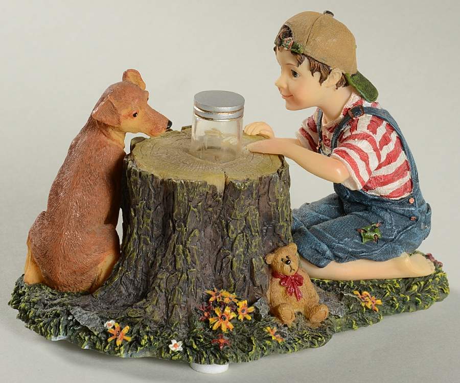 Dollstone Collection Tommy And Scout - No Box by Boyds Bears-1