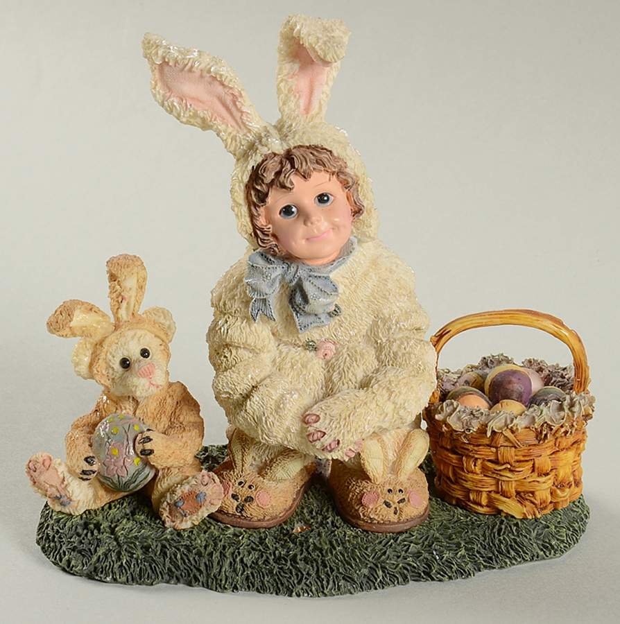 Dollstone Collection Heather And Lauren-Bunny Helpers - Boxed by Boyds Bears-1