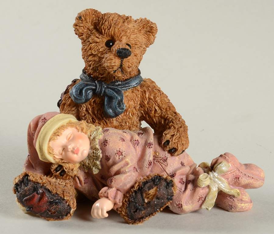 Dollstone Collection Edmund With Shelby - Boxed by Boyds Bears-1