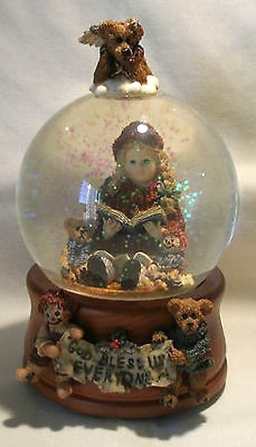 Dollstone Collection Megan Snowglobe - No Box by Boyds Bears-1