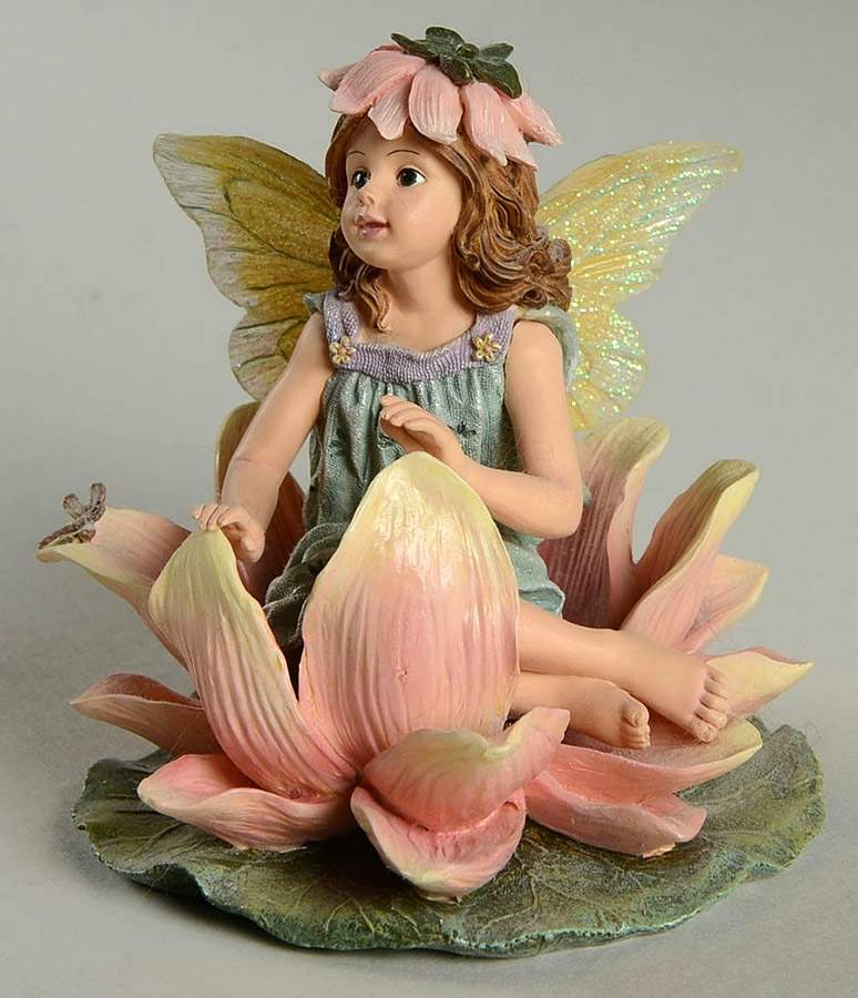 Faeriessence Collection Flora Faeriepetals-Morning Dew - Boxed by Boyds Bears-1