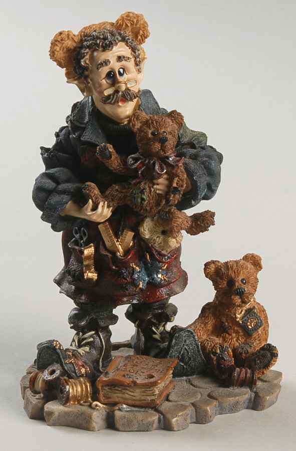 Wee Folkstone Collection T.H.Bean-The Bearmaker Elf - No Box by Boyds Bears-1