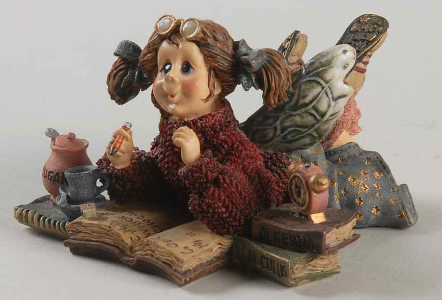 Faeriessence Collection Estudious Cram Faeriebaum - Boxed by Boyds Bears-1
