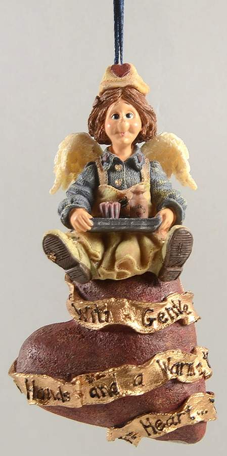 Folkstone Collection Mercy - Night Shift Ornament - Boxed by Boyds Bears-1