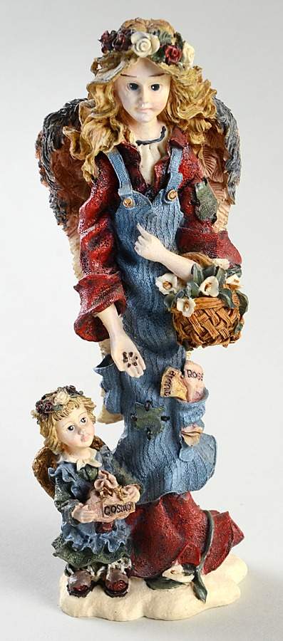 Folkstone Collection Cosmos The Gardening Angel - Boxed by Boyds Bears-1