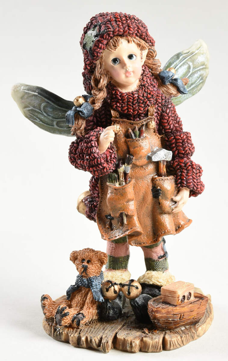 Folkstone Collection Fixit Santa's Fairie - No Box by Boyds Bears-1