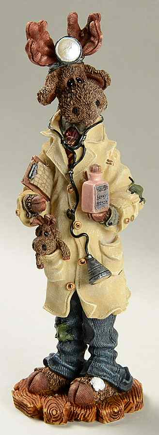 Folkstone Collection Dr R X Mooselberry - Boxed by Boyds Bears-1