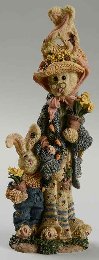 Folkstone Collection Flora & Amelia-The Gardeners - Boxed by Boyds Bears-1