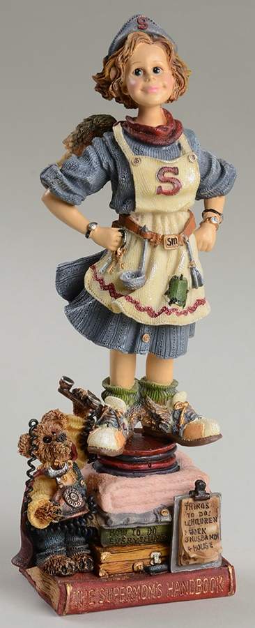 Folkstone Collection Domestica T. Whirlwind-Noga Of Supermoms - Boxed by Boyds Bears-1