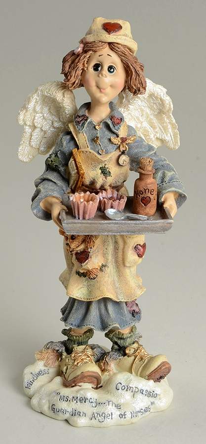 Folkstone Collection Mercy-Angel Of Nurses - No Box by Boyds Bears-1