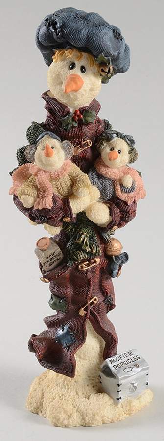 Folkstone Collection Nanny-The Snowman - No Box by Boyds Bears-1
