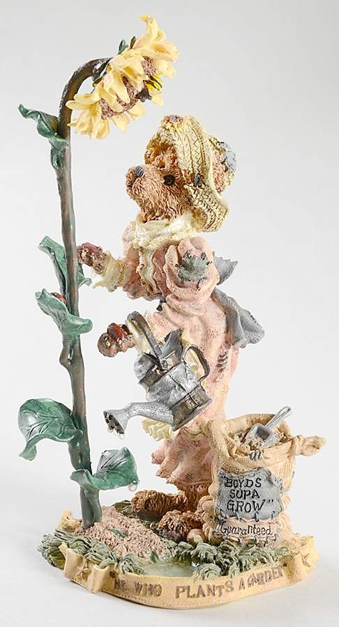 Folkstone Collection Liddy Pearl-How Does Your Garden Grow - With Box 53 by Boyds Bears-1