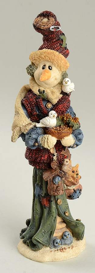 Folkstone Collection Robin-Snowbird Lover - No Box by Boyds Bears-1