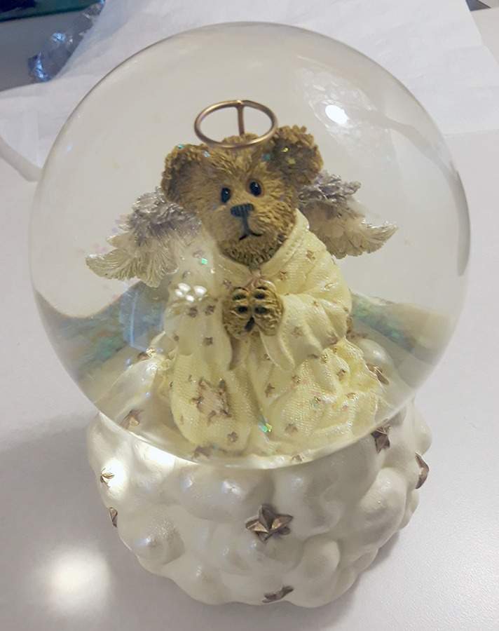 Musical Waterglobes Amazing Grace - No Box by Boyds Bears-1