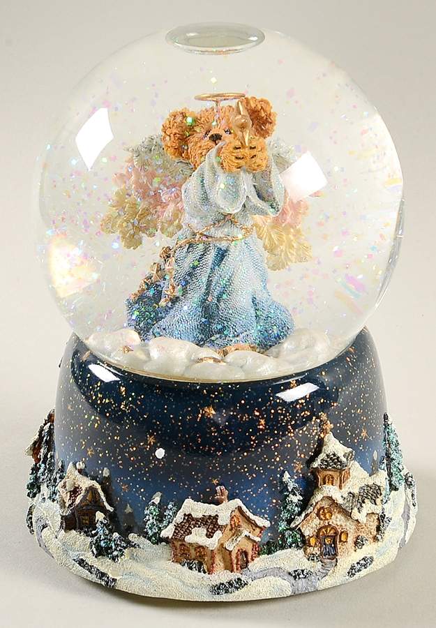 Musical Waterglobes Gloria Angels We Have Heard On High - No Box by Boyds Bears-1