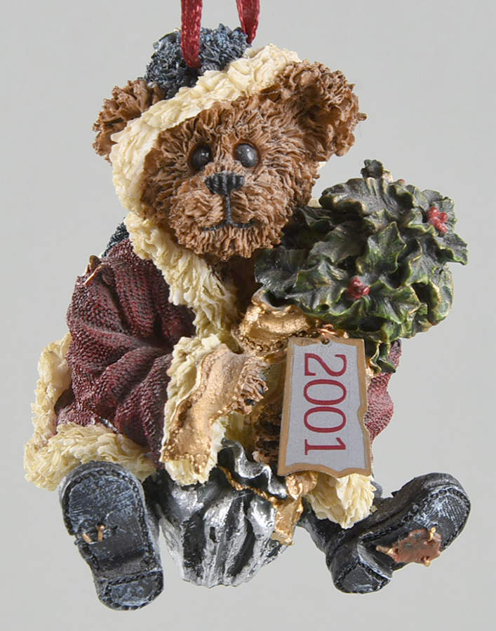 Bearstone Ornament Mr. Bayberry-2001 - Boxed by Boyds Bears-1