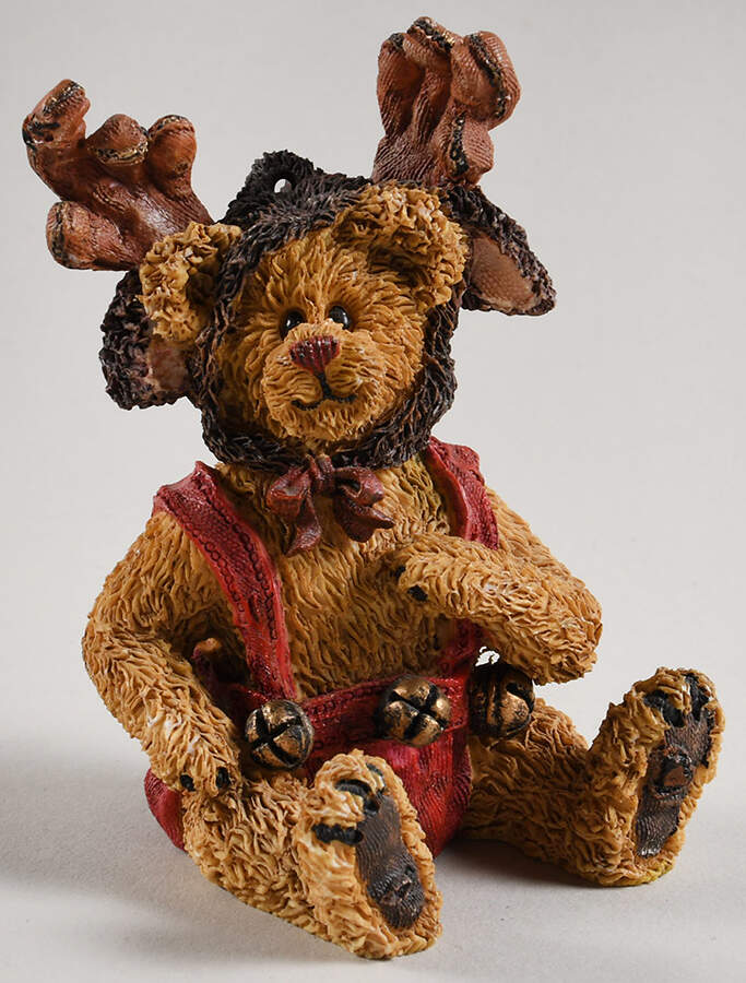 Bearstone Ornament Wolfgang - Boxed by Boyds Bears-1