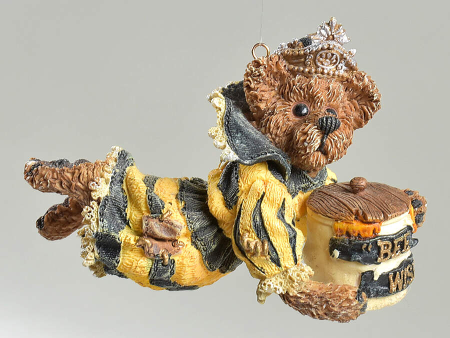Bearstone Ornament Sage Buzzby-Bee Wise - Boxed by Boyds Bears-1
