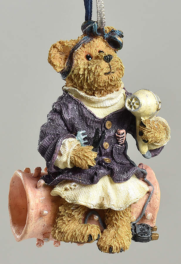 Bearstone Ornament Betty Bouffant-Hairdresser - No Box by Boyds Bears-1