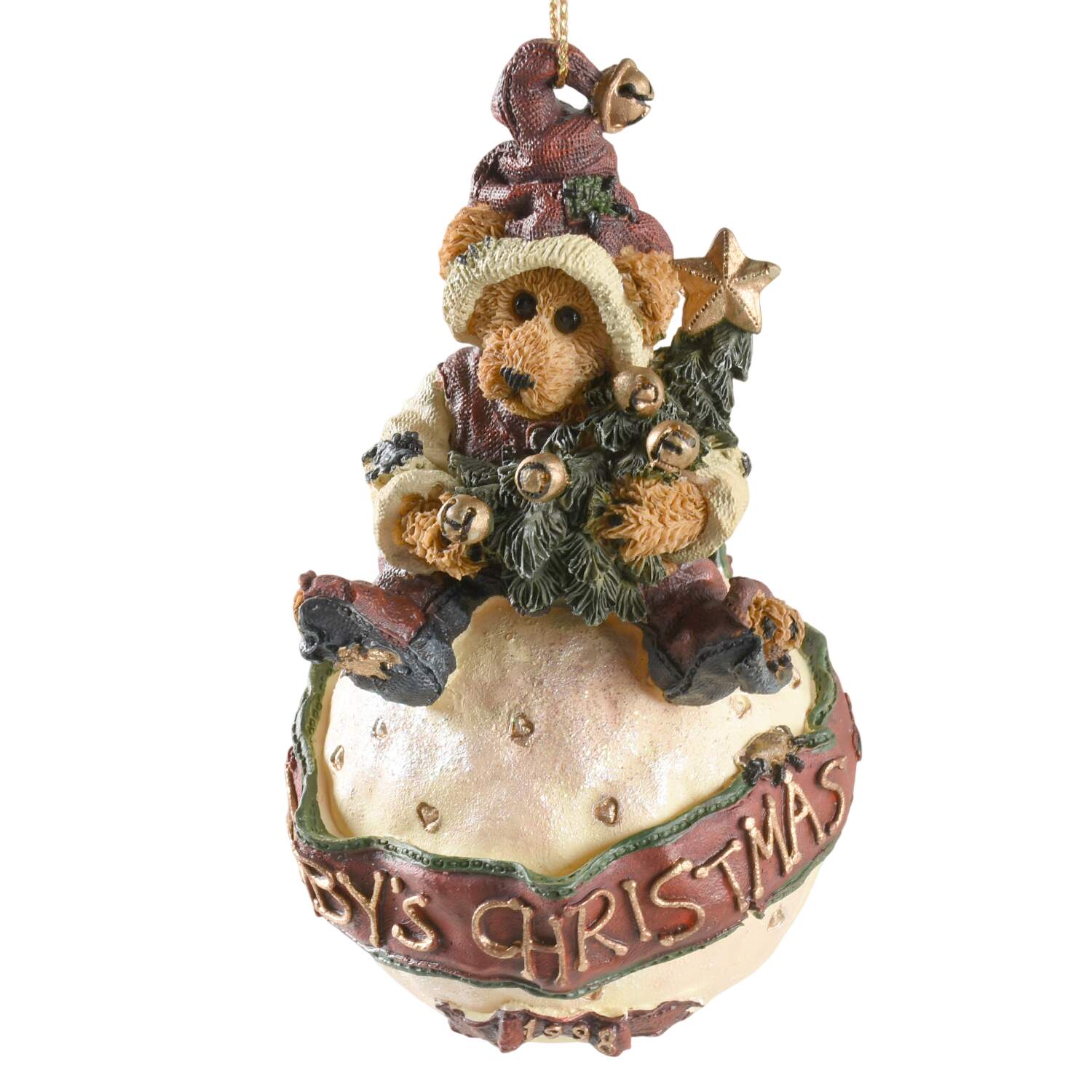Bearstone Ornament Baby's Christmas - No Box by Boyds Bears-1