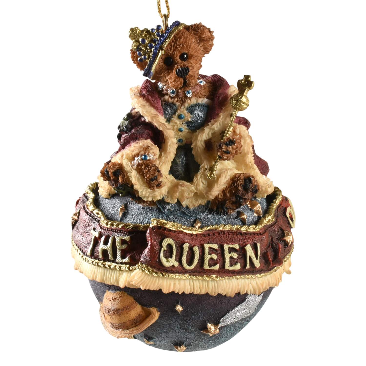 Bearstone Ornament I Am The Queen - Boxed by Boyds Bears-1