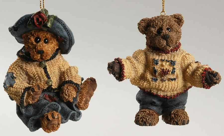 Bearstone Ornament Bailey And Matthew - Boxed by Boyds Bears-1