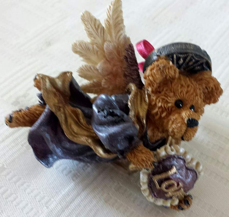 Bearstone Ornament Juliette Love Angel - Boxed by Boyds Bears-1