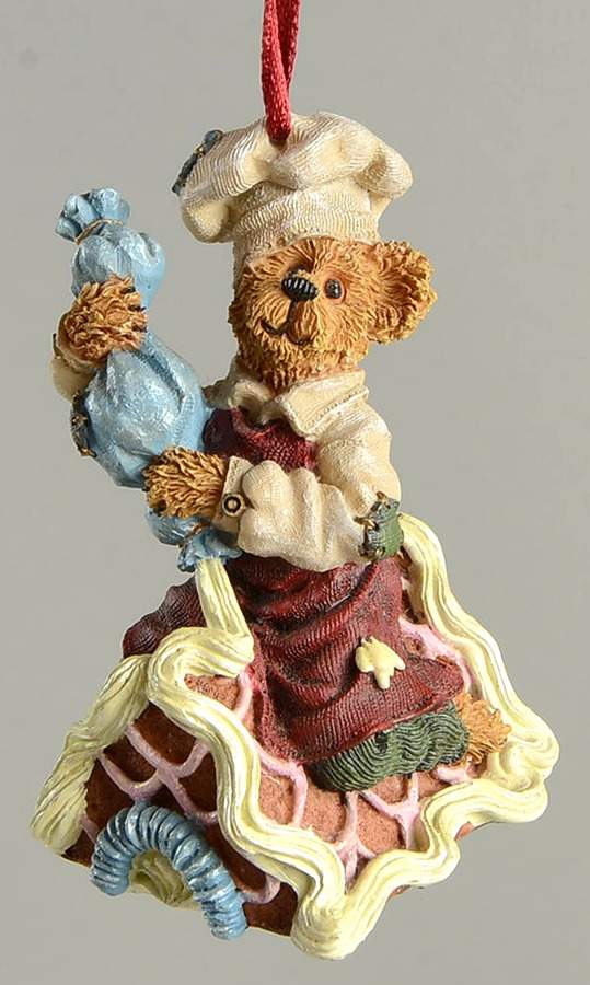 Bearstone Ornament Simon-Icing Touches - No Box by Boyds Bears-1