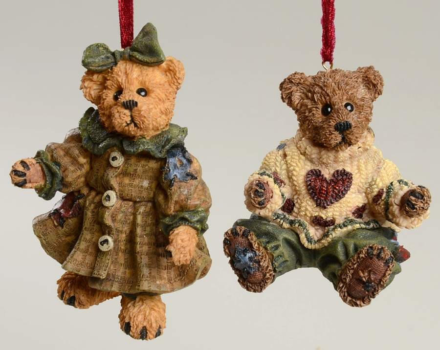 Bearstone Ornament Bailey And Matthew - Boxed by Boyds Bears-1