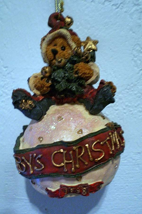 Bearstone Ornament Baby's Christmas - No Box by Boyds Bears-1