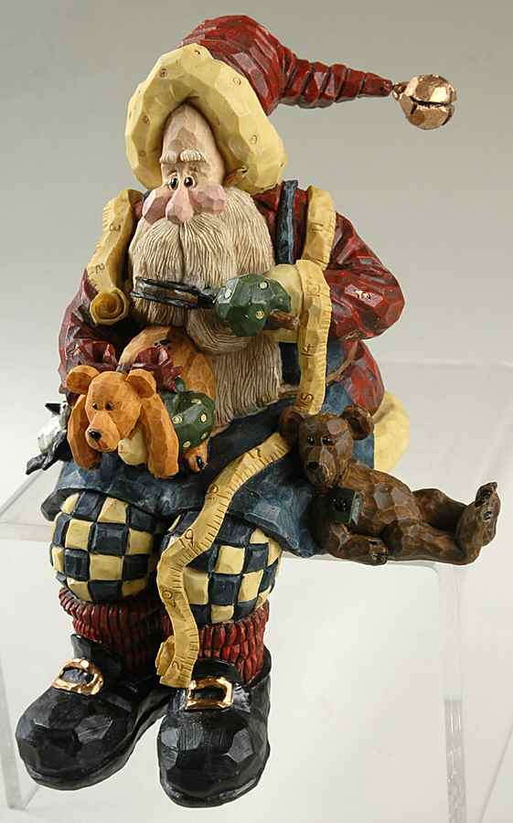 Carvers Choice Santa-And The Final Inspection - With Box by Boyds Bears-1