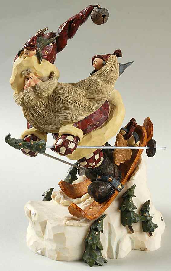 Carvers Choice Santa Jr-In The Nick Of Time - Boxed by Boyds Bears-1