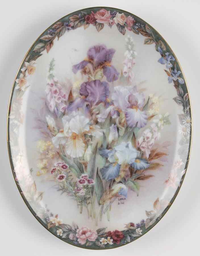 Lena Liu's Floral Cameos Cherished - No Box by Bradford Exchange-1