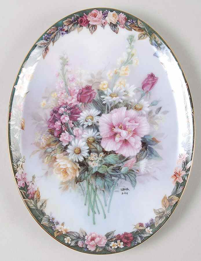 Lena Liu's Floral Cameos Precious - No Box by Bradford Exchange-1