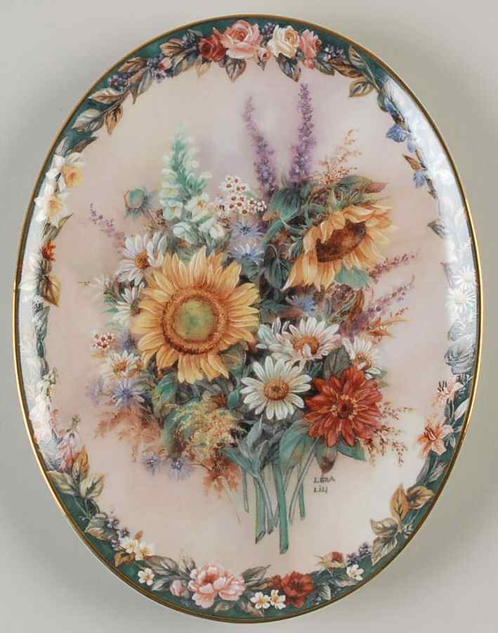 Lena Liu's Floral Cameos Radiance - No Box by Bradford Exchange-1
