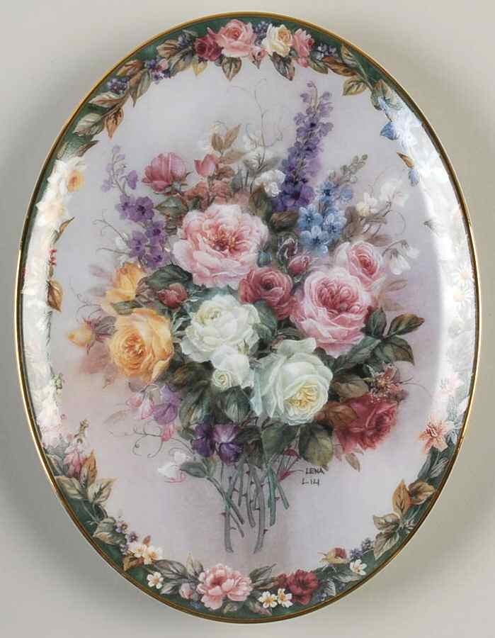 Lena Liu's Floral Cameos Glory - No Box by Bradford Exchange-1