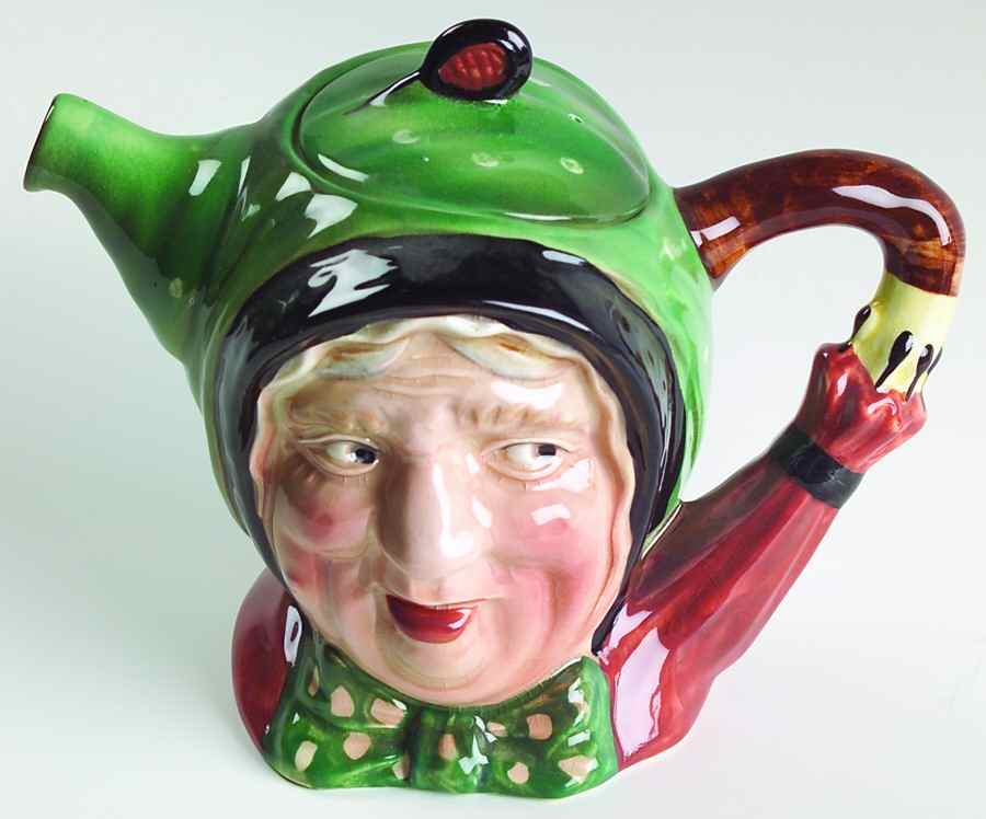 Character Tea Pot Sairey Gamp - No Box by Beswick-1
