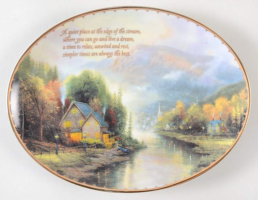 Guiding Lights-Plate Simpler Times - No Box by Bradford Exchange-1