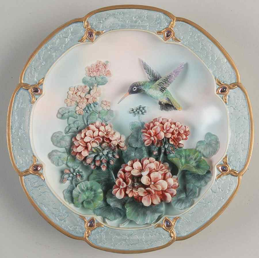Morning Jewels Plate Crystal Daybreak - No Box by Bradford Exchange-1