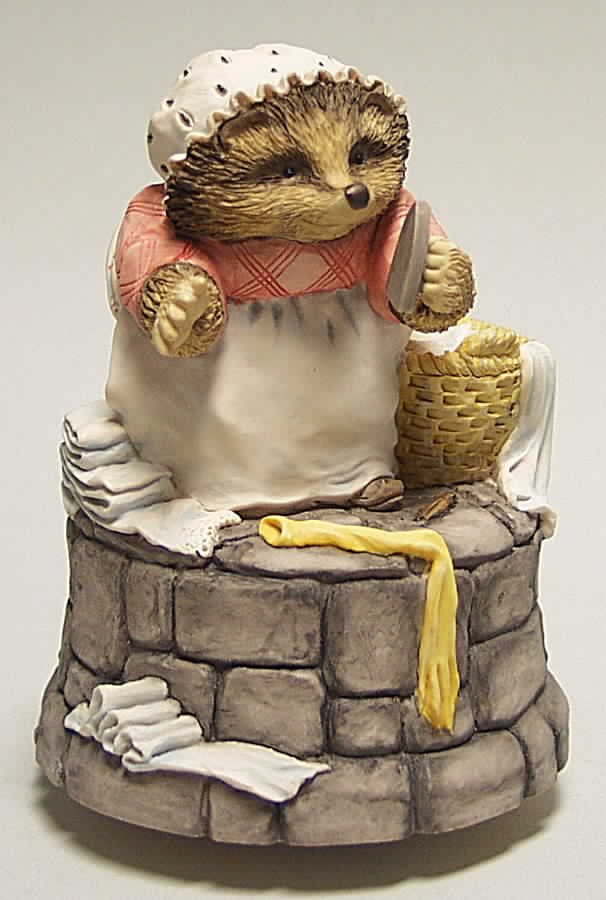 Beatrix Potter Music Box Mrs Tiggy-Winkle Flower Song - Boxed by Border Fine Arts-1
