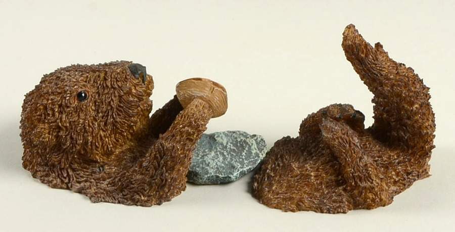 Desk Animal Figurines Mel Otterrificus - Boxed by Boyds Bears-1