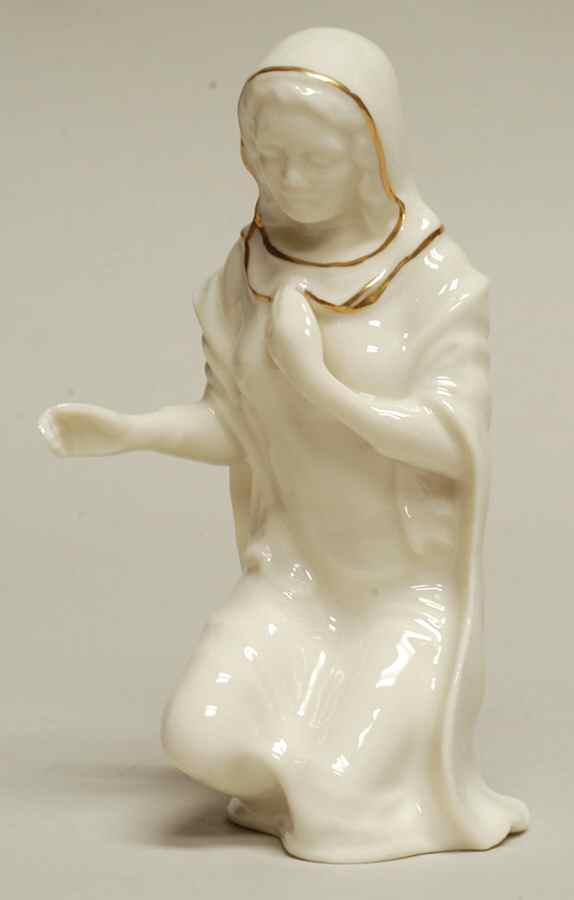 Nativity (Gold Highlights, 2001) Mary - No Box by Belleek Pottery (Ireland)-1